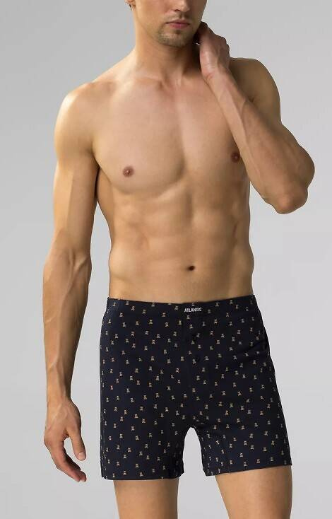 2MBX-063 Bokserki męskie Atlantic -granatowy