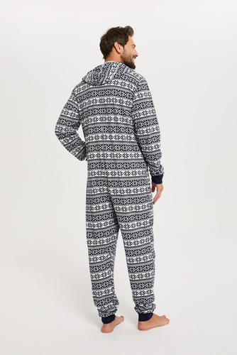 Alaska Kombinezon męski Italian Fashion - granat