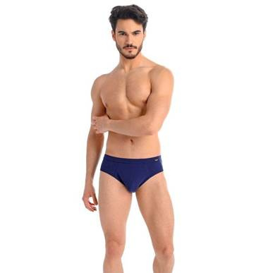 802-3 Wielopak Slipów Męskich Toni Teyli  - niebieski