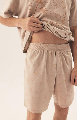 42604 Sand Piżama Męska Core Henderson - nude