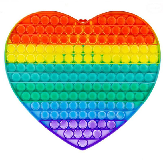 Pop It Wielkie Serce Zabawka sensoryczna Polesie