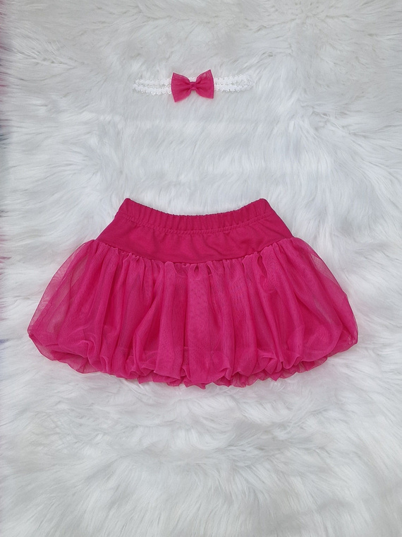 Gracja Spódniczka tiulowa Bambarillo amarantowy