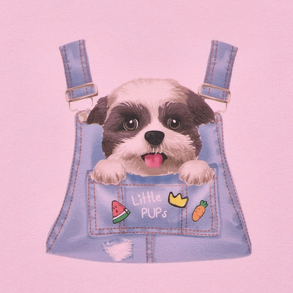 KAR-4004/ROZ T-shirt dziewczęcy z krótkim rękawem Lagarto Verde różowy