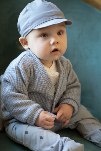 Charlie Czapka chłopięca z daszkiem Pinokio - niebieski