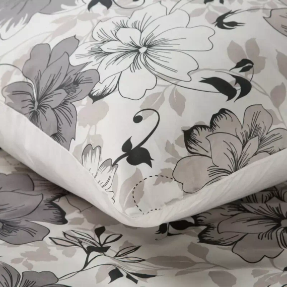 Spring 09 Kwiaty pościel satynowa Eurofirany bialy