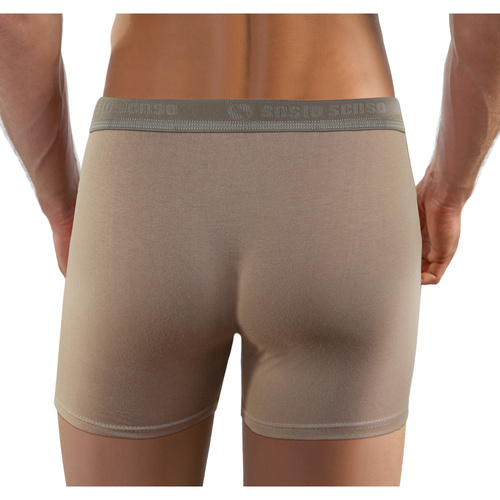 BM02 Cougar Bokserki męskie Sesto Senso - ciemnobeżowy 