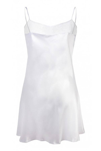 Doreen Halka satynowa koszulka damska DKaren - biały