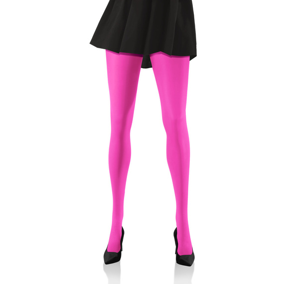Hiver Rajstopy kryjące 40den Sesto Senso- różowy neon