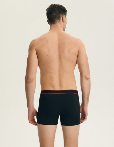 Bee Henderson 44556 czarne– bokserki męskie 93% bawełna 2-pak