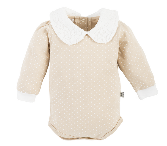 301K Sophie Kołnierzyk Body z długim rękawem Marija