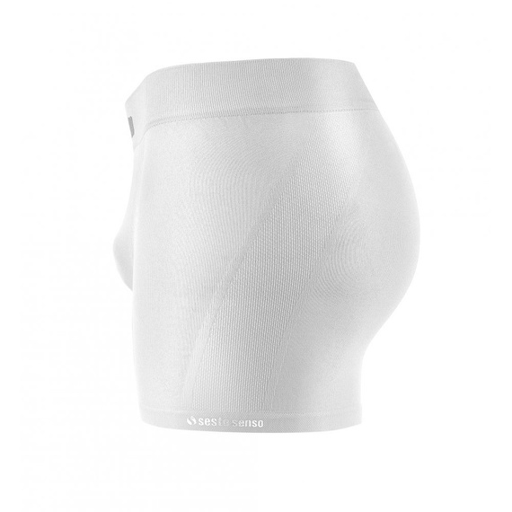 BM07 Solar Bokserki męskie bezszwowe Sesto Senso - biały 