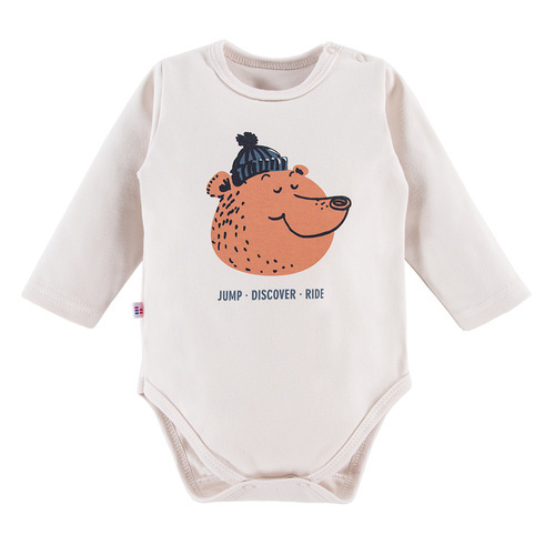 Jump Body z długim rękawem Eevi - ecru