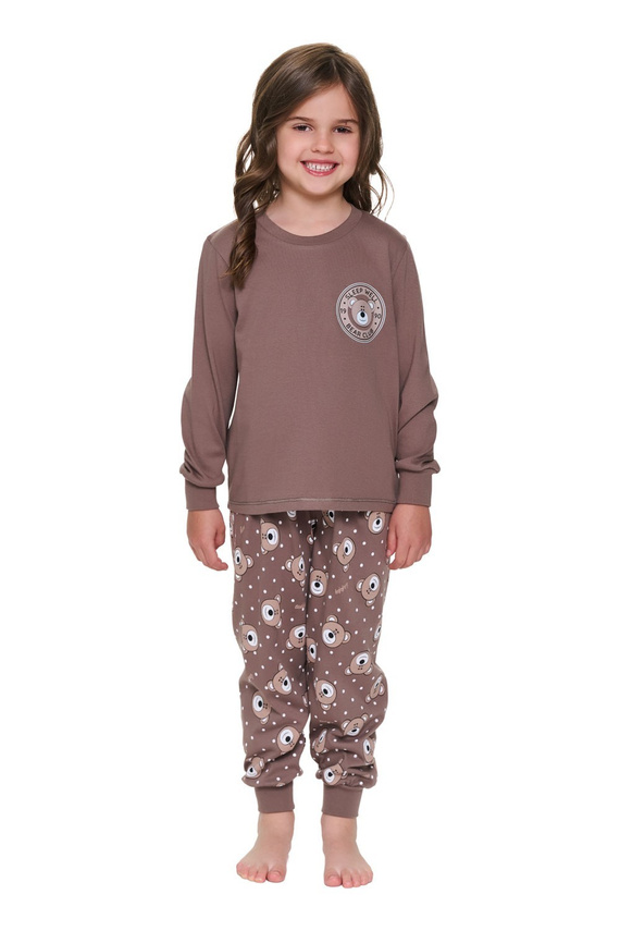 Doctor Nap 7509 Bear Club Piżama dziecięca bawełniana długa kieszenie