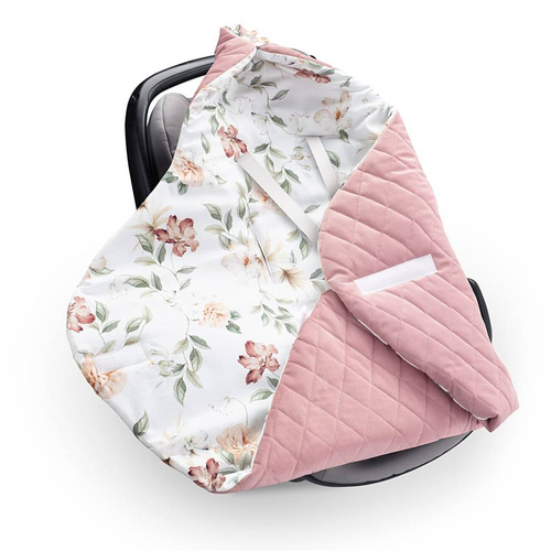 Boho Flowers Otulacz do fotelika Velvet Yosoy