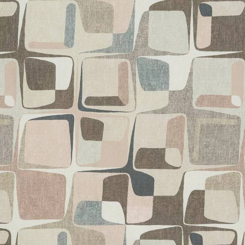 Spring 36 geometria pościel satynowa Eurofirany beżowy