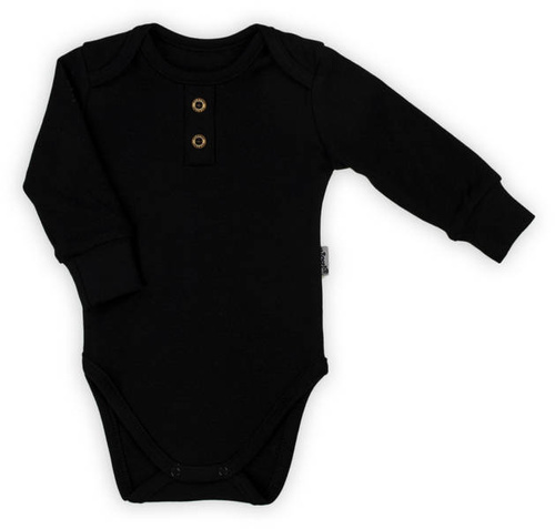 163547 Body z długim rękawem "Magia Świąt" Nicol - czarny