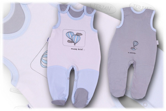 Śpioch bawełniany "BALONIK" łososiowy Terjan