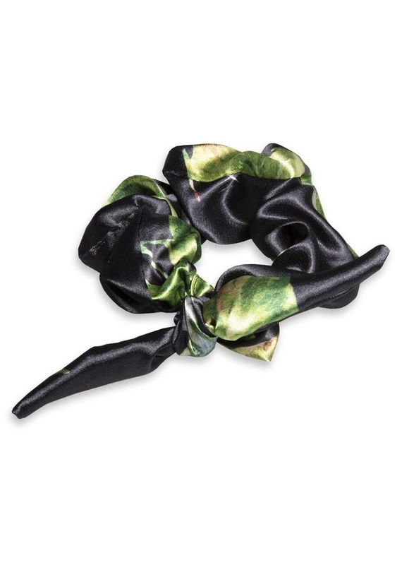 Fowers Gumka satynowa DKaren czarny 008