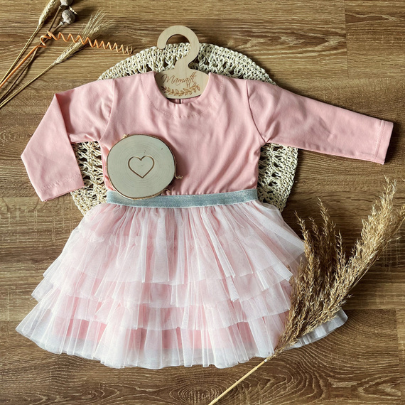 SW051 Sukienka z długim rękawem Mamatti