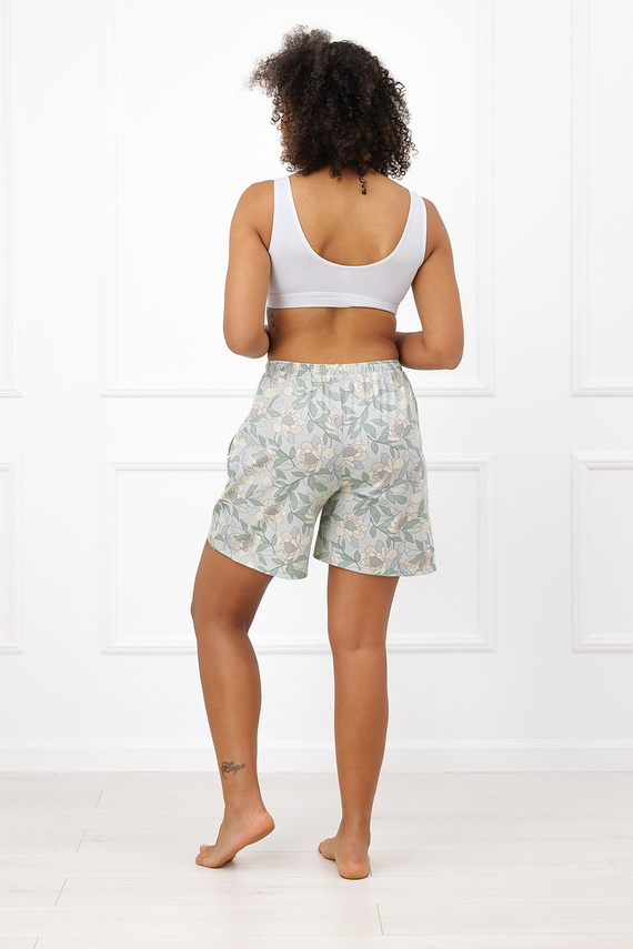 Spodenki Damskie Italian Fashion Helen 100% Bawełna Print Kieszenie