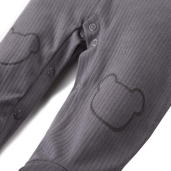 Magic Pajac prążkowany Eevi - grafit prążek