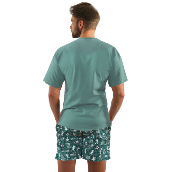 2242/11 Piżama Męska Sesto Senso - zielony