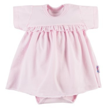 Nature Sukienko-body z krótkim rękawem Ewa Klucze - róż