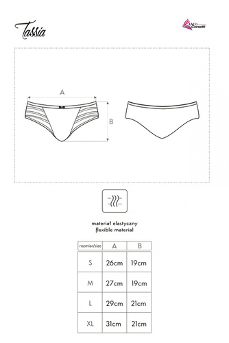 Tassia LC 6053 Figi damskie LivCo Corsetti Fashion biały