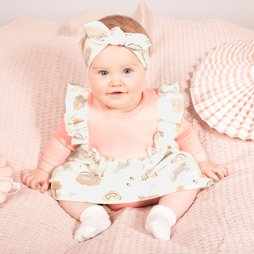 209159 Rosy Sukienko-body z długim rękawem Nicol