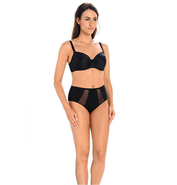 1125 Vicky Figi z wysokim stanem Teyli - czarny