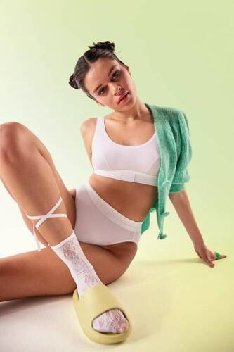 Double Comfort Top na ramiączkach Sloggi biały