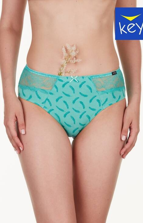 LPC 971 A22 Figi damskie Key miętowy-biały