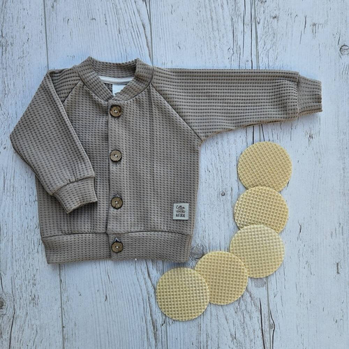 11249S "Natural Waffel" Bluza Makoma stone