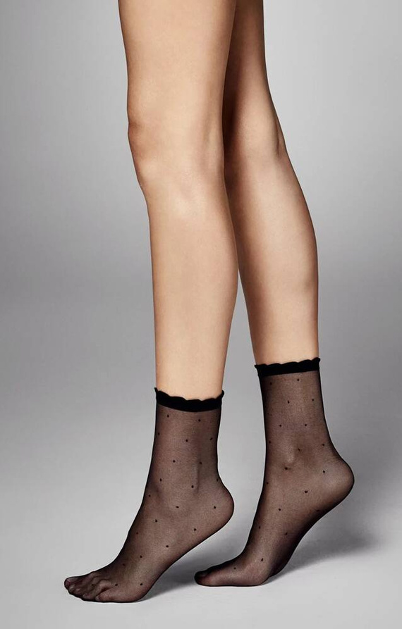 Skarpetki Veronica Veneziana nero