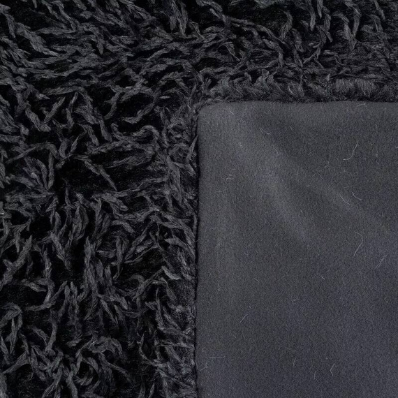 Adore Koc narzuta włochacz futrzak Eurofirany czarny