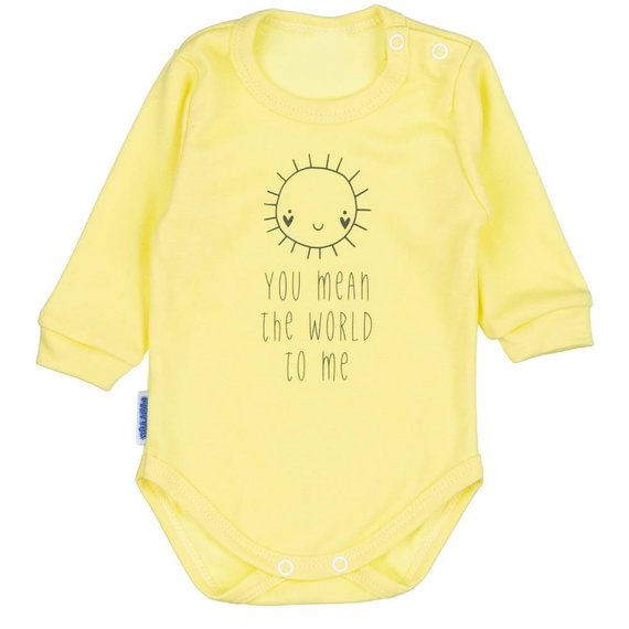 Gruszka body niemowlęce długi rękaw Martex biały