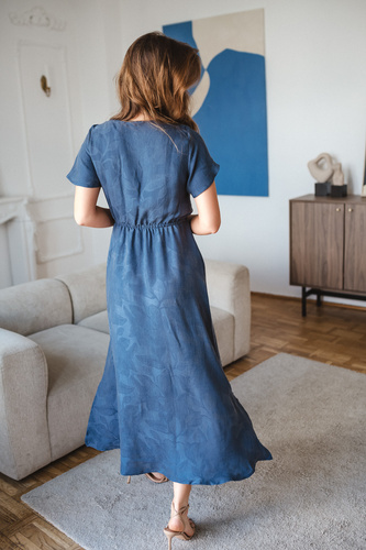 Sukienka ciążowa i do karmienia Milk & Love Lovely Dress Long granatowa