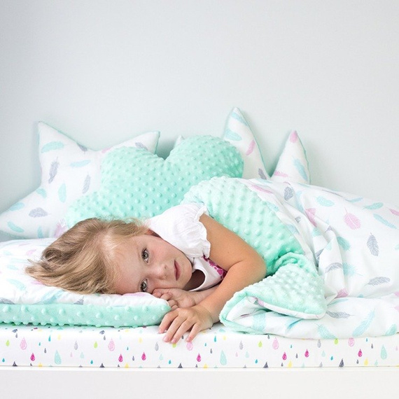 Kocyk Przedszkolaka/Średniaka Sawanna- Velvet Makaszka