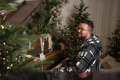 034 Kocyk Szlafrok Męski z Kapturem De Lafense – Ciepły, Miękki, Komfort Premium | Idealny do Domu i SPA