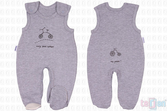 Śpioch bawełniany "BIKE" zielony Terjan