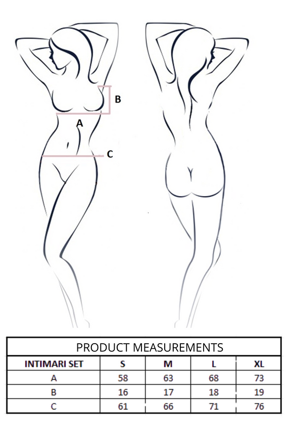 Intimari Set Pink Passion różowy – elegancki komplet bielizny damskiej