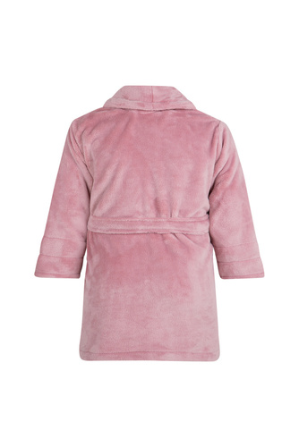 Calido Szlafrok dziecięcy polarowy ByShelly - brudny róż