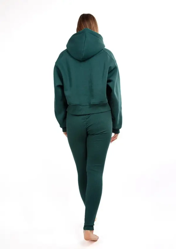 DK-K-B13 Dresowy komplet damski Dkaren - zielony