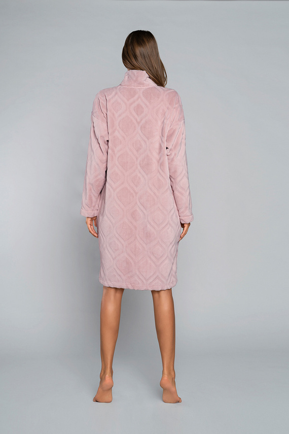 Arena Szlafrok damski Italian Fashion - pudrowy róż