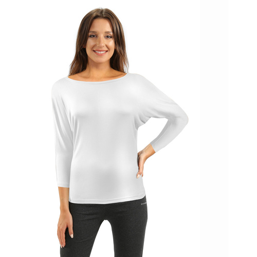 Andrea Bluzka damska kimono Sesto Senso biały