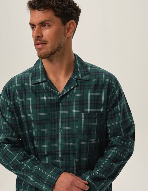 41922 Hire Piżama Męska Core Henderson -zielony