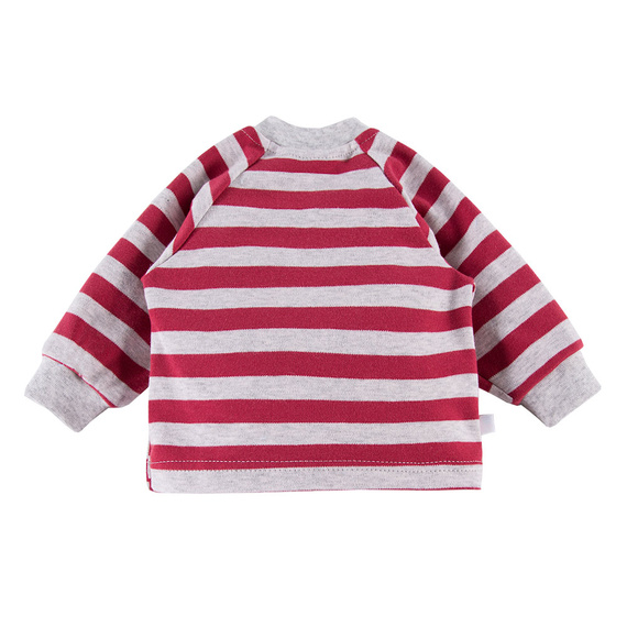 Ancymon Bluzka niemowlęca 2-pak Eevi - szary/czerwony