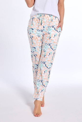  690/43 Spodnie piżamowe Cornette - biały