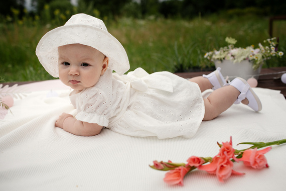 Charlotte kapelusz dziewczęcy Pinokio - ecru