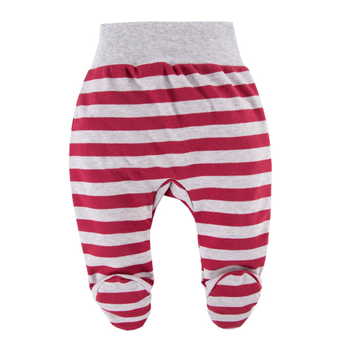 Ancymon Półśpiochy bawełniane 2-pak Eevi - szary/czerwony